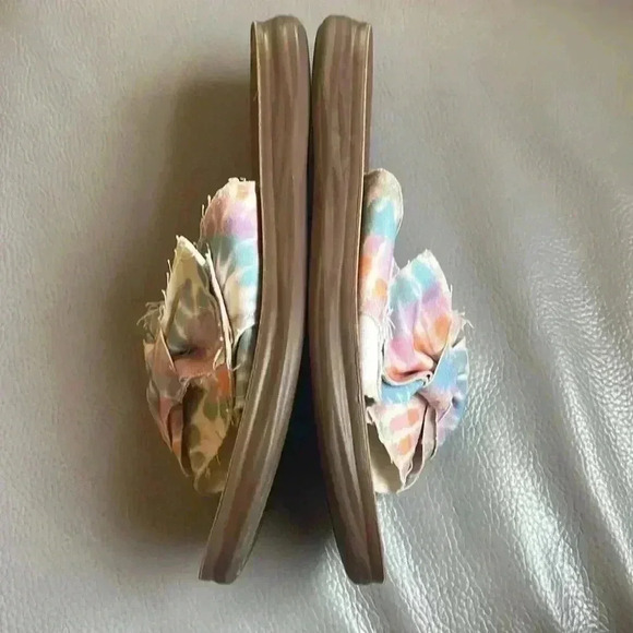 Blowfish Malibu tie dyed shoes sandals with bow size 8 excellent condition - Picture 7 of 7